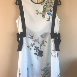 Ted Baker Size 5 Spring Meadow A line bow dress